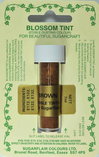 Sugarflair Edible Dusting Colour Brown